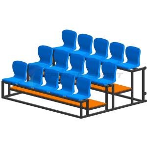 Купить Трибуна мобильная 3 ряда сиденья пластиковые на 15 мест в Шенкурске 